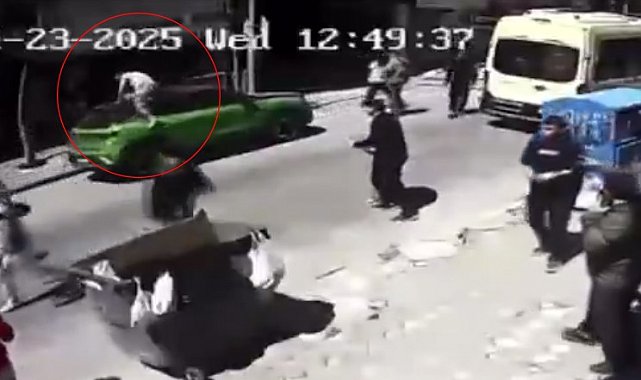 Zeytinburnu'nda deprem esnasında balkondan atlayan genç arabanın üzerine düştü: O anlar kamerada
