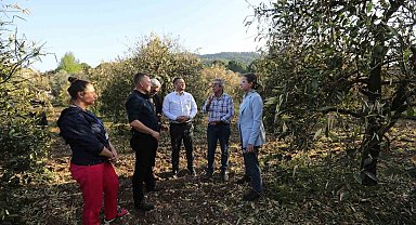 Zirai don zararını azaltmak için narenciye üreticilerine gübre dağıtıldı