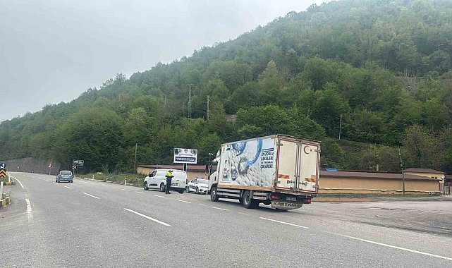 Zonguldak'ta bayram dönüşü trafik denetimleri arttırıldı