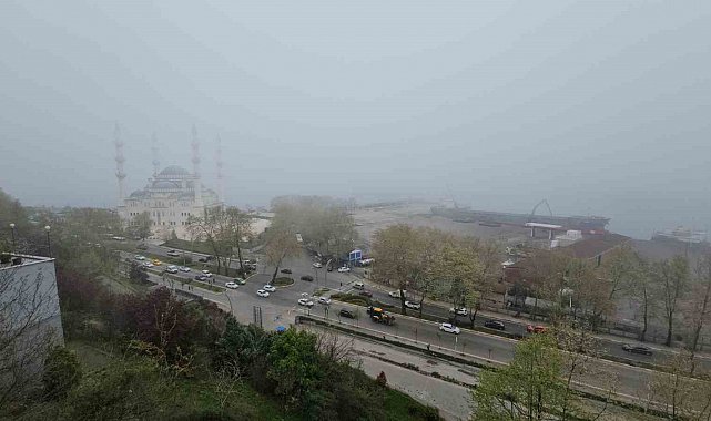 Zonguldak'ta yoğun sis etkili oldu