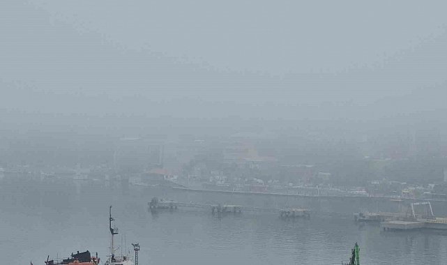Zonguldak'ta yoğun sis etkili oldu