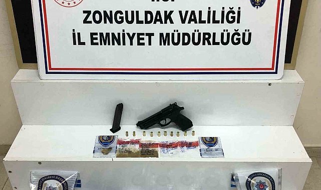 Zonguldak'taki uyuşturucu operasyonunda 2 şüpheli gözaltında