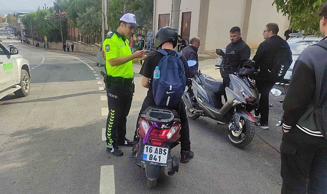 10 bin motosiklet denetlendi, 9 milyon ceza kesildi