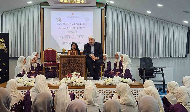 13 yaşında 1 günde hatim yaptı