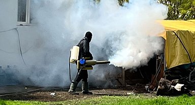 144 mahallede 31 bin hane ilaçlandı