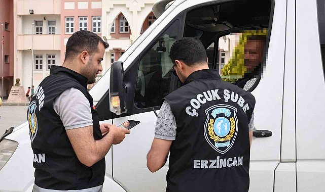 16 ekip 54 personelle Erzincan Emniyeti çocuk ve gençler için sahada