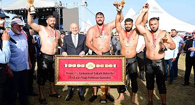 25. Sakarlı Hıdırellez Festivali'nde Başpehlivan Tanju Gemici oldu