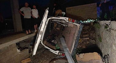 'Balık avlayacağım' deyip patronundan aldığı araçla evin avlusuna uçtu