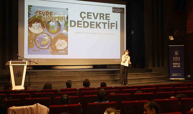 'Çevre Dedektifi' kitabının yazarı çocuklarla buluştu