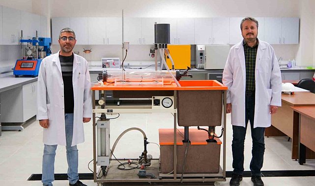 'Kum-Su Jeti Aşınma Deney Cihazı' ulusal patent tescilini aldı