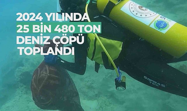 'Sıfır Atık Mavi Hareketi' ile denizlerden 245 bin ton çöp temizlendi