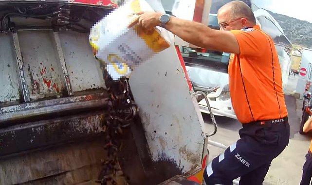 50 kilo midye şehirlerarası otobüsün teknik takibiyle ele geçirildi