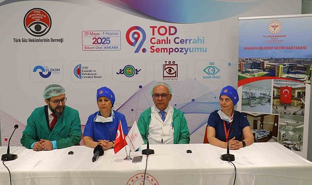 70 hastanın göz ameliyatı 42 ülkede canlı yayınlanacak