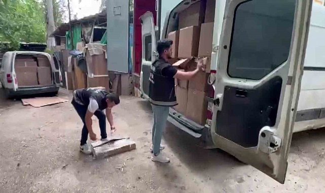 Adana'da 39 milyon TL'lik kaçakçılık operasyonu