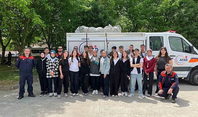 AFAD personelinden lise öğrencilerine afet bilincine yönelik eğitim