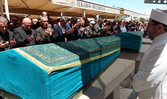 Ağabeyi tarafından öldüren şahıs ile kanserden ölen babası toprağa verildi