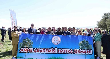 Ağrı'da Anneler Günü'ne özel "Anne Akademisi Hatıra Ormanı" oluşturuldu