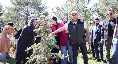 Ağrı'da "Orman Benim" kampanyası kapsamında fidan dikimi ve orman temizliği etkinliği düzenlendi