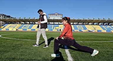 Ağrı'nın atletizm yıldızları olimpiyat hedefi için ter döküyor
