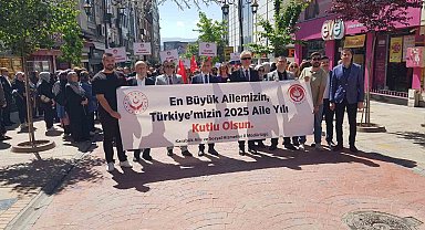 Aile Haftası kutlamaları yürüyüş ile başladı