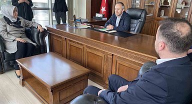 AK Parti Genel Merkez Kadın Kolları Başkanı Tuğba Işık Ercan kadın çalışanlarla bir araya geldi