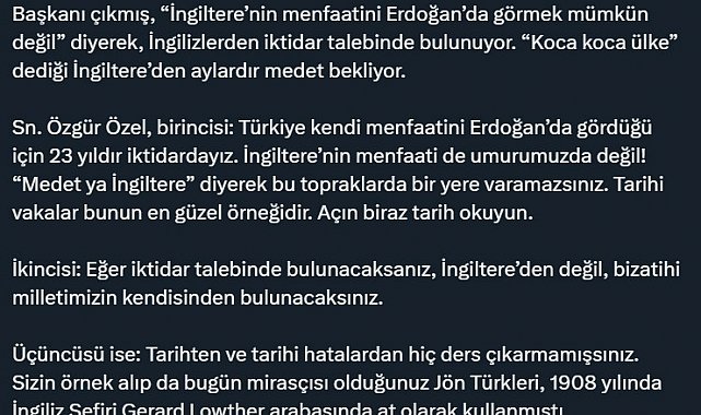 AK Partili Baykoç'tan Özgür Özel'e tepki: "Mustafa Kemal gibi olun; Ali Kemal gibi değil"