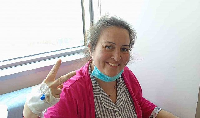 Akciğer nakli olan 41 yaşındaki kadın sağlığına kavuştu