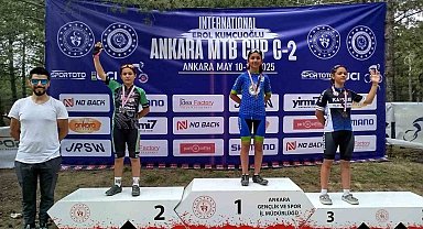 Akhisarlı bisikletçiler Ankara'da zirvede yer aldı