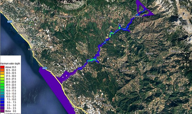 Alanya ve çevresindeki derelerde taşkın riskleri ölçüldü