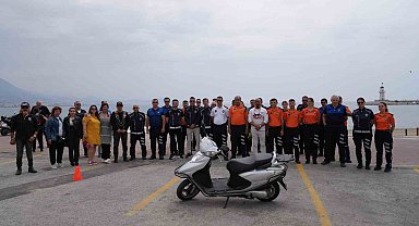 Alanya zabıta personeline güvenli sürüş eğitimi