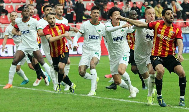 Alanyaspor ile Kayserispor 18. randevuda