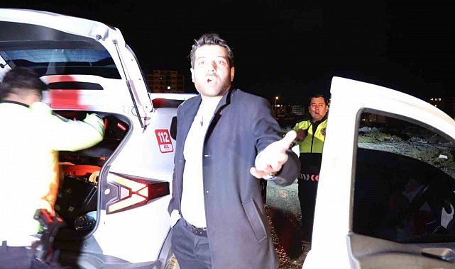 Alkollü araç kullanıp polisten kaçtı, yakalanınca "Bir şey yok" dedi