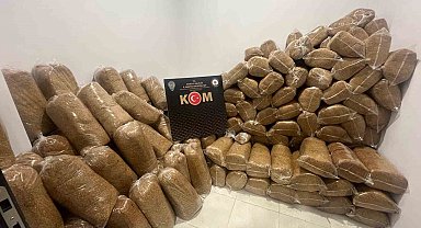 Amasya'da 1 ton 240 kilo kıyılmış tütün ele geçirildi, 1 gözaltı