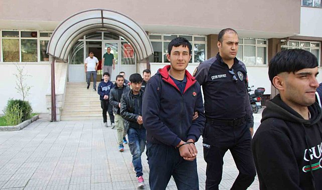 Amasya'da 6 kaçak göçmen yakalandı