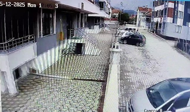 Amasya'da deprem anı kamerada