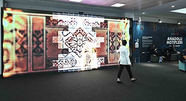 Anadolu motiflerini yapay zeka ile buluşturan sergi HOMETEX'te