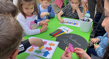 Anaokulu öğrencileri doyasıya eğlendi