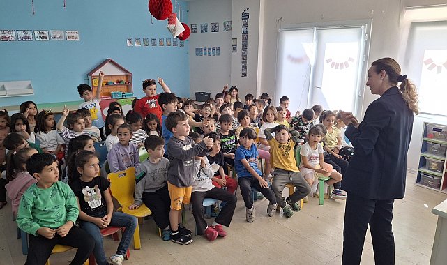 Anaokulu öğrencilerine sıfır atık eğitimi