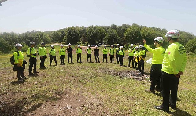 ANDA gönüllülerinden Kocadağ'da arama-kurtarma eğitimi
