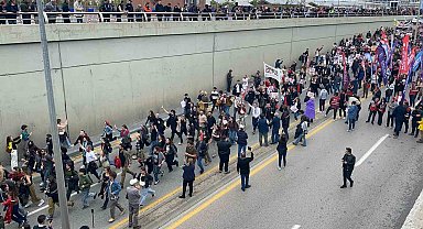 Ankara'da 1 Mayıs yürüyüşü gerçekleşti