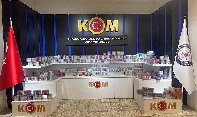 Ankara'da 3 binden fazla kaçak elektronik sigara ele geçirildi