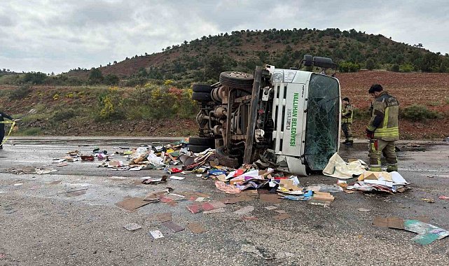 Ankara'da belediye kamyonu kontrolden çıktı: 1 ölü, 1 yaralı
