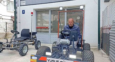 Ankaralı usta kendi imkanlarıyla go-kart yaptı, seri üretime geçti