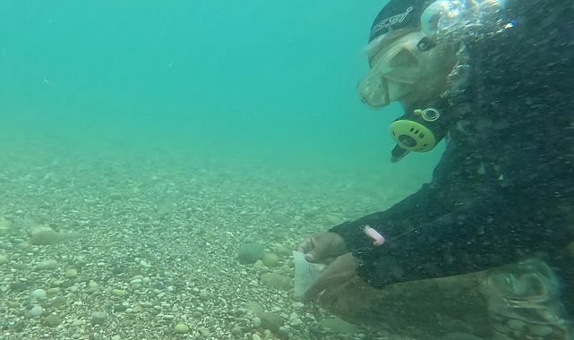 Antalya'da deniz dibindeki Hıdırellez dilekleri şaşırttı