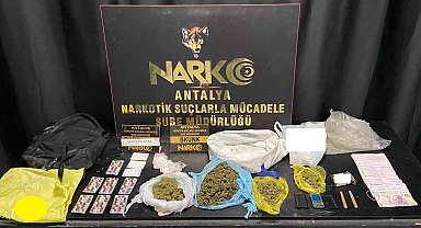 Antalya'da uyuşturucu operasyonlarında 13 kişi tutuklandı