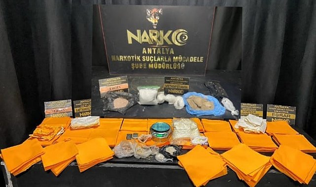 Antalya'da uyuşturucu operasyonu, 1 milyon 368 bin 960 kullanımlık A4 ele geçirildi