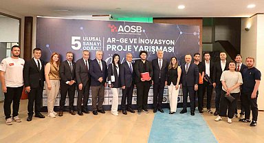 AOSB 5. Ulusal Ar-Ge ve İnovasyon Yarışmasının ödülleri sahiplerini buldu