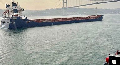 Arızalanan gemi, Ahırkapı Demir Sahası'na demirletildi