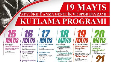 Atakum Belediyesi'nden 19 Mayıs programı