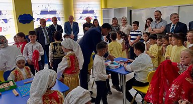 Atatürk İlkokulu'na Zeka Oyunları Sınıfı kazandırıldı